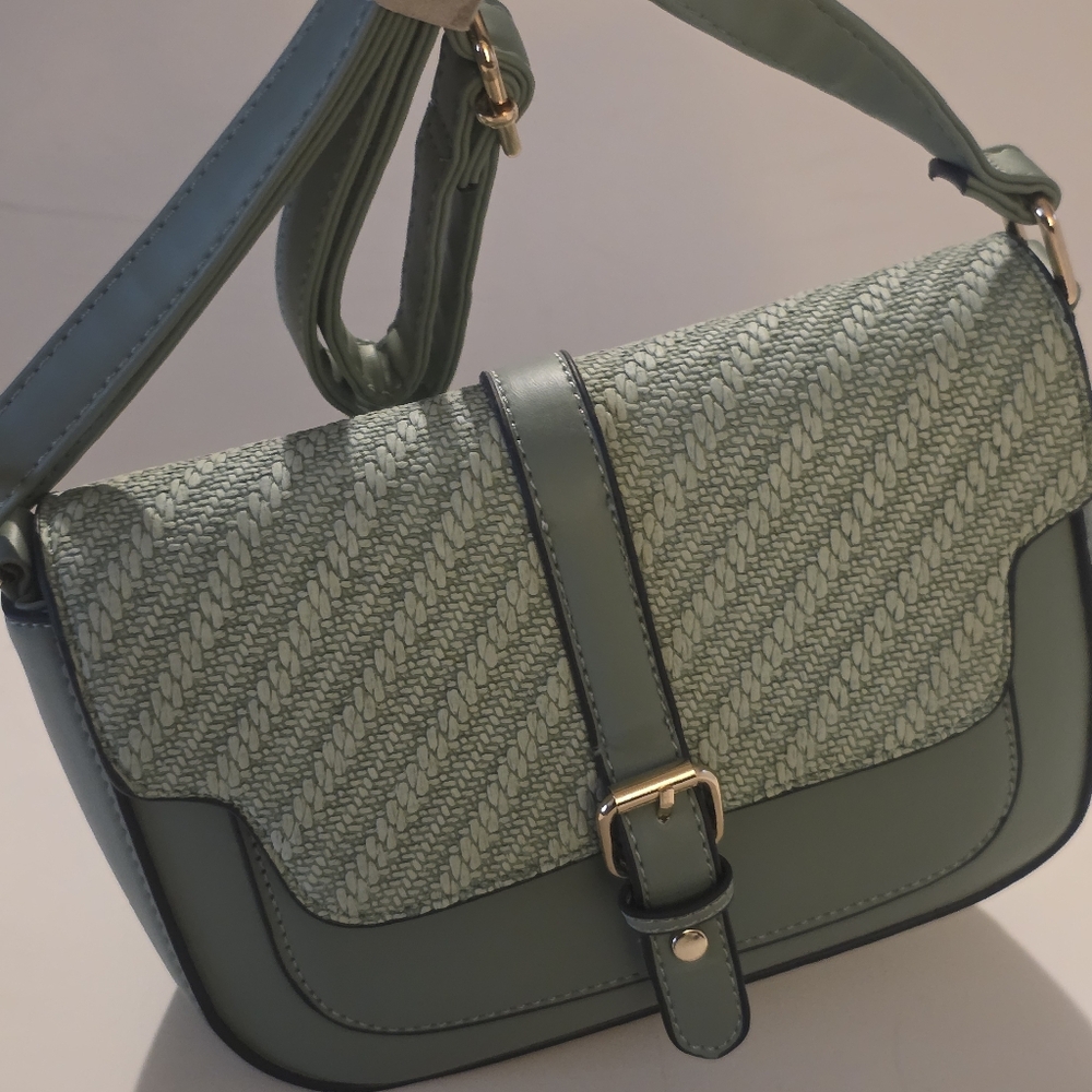 Elegant Light Teal  Women's Handbag